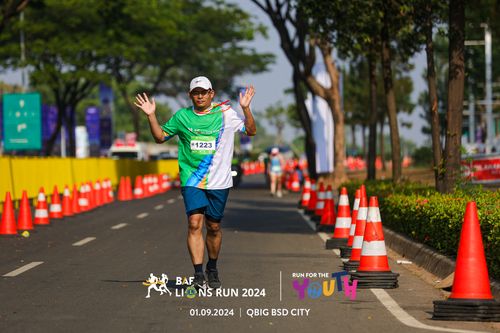 Race photo from BAF LIONS RUN 2024
