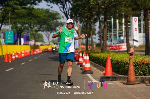 Race photo from BAF LIONS RUN 2024