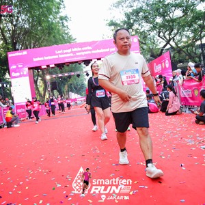 Race photo from SMARTFREN RUN 2026