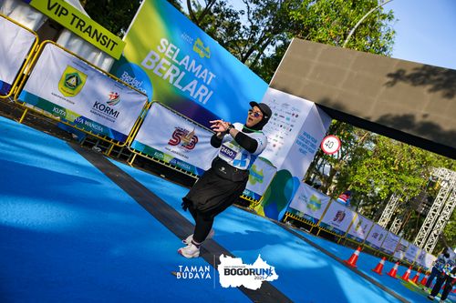 Race photo from Taman Budaya x BOGORUN 2025