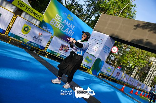 Race photo from Taman Budaya x BOGORUN 2025