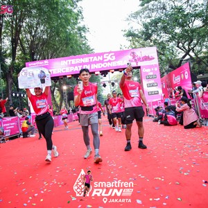 Race photo from SMARTFREN RUN 2026