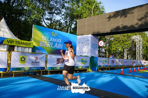 Race photo from Taman Budaya x BOGORUN 2025