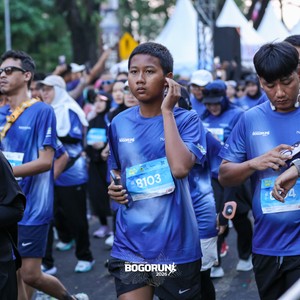 Race photo from BOGORUN 2026