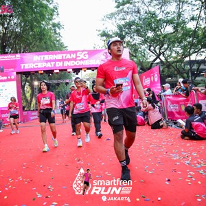 Race photo from SMARTFREN RUN 2026