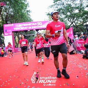 Race photo from SMARTFREN RUN 2026