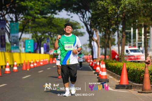 Race photo from BAF LIONS RUN 2024