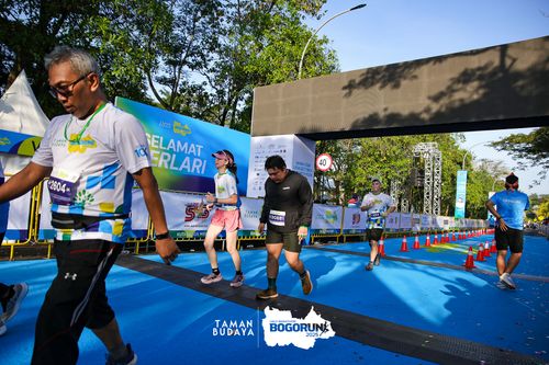 Race photo from Taman Budaya x BOGORUN 2025