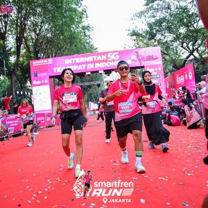 Race photo from SMARTFREN RUN 2026