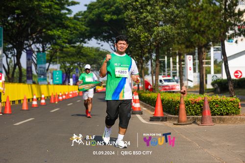 Race photo from BAF LIONS RUN 2024
