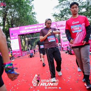 Race photo from SMARTFREN RUN 2026