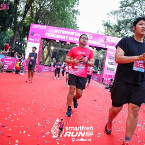 Race photo from SMARTFREN RUN 2026