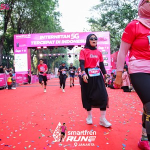 Race photo from SMARTFREN RUN 2026
