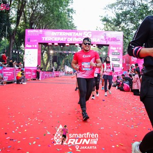 Race photo from SMARTFREN RUN 2026