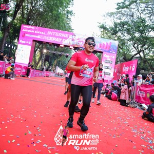 Race photo from SMARTFREN RUN 2026