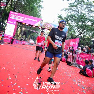 Race photo from SMARTFREN RUN 2026