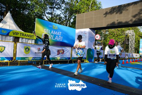 Race photo from Taman Budaya x BOGORUN 2025