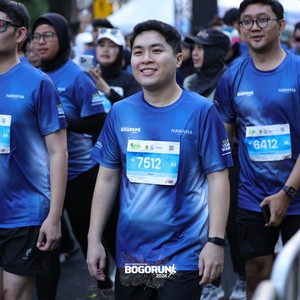 Race photo from BOGORUN 2026