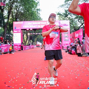 Race photo from SMARTFREN RUN 2026