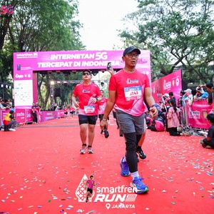 Race photo from SMARTFREN RUN 2026