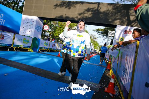 Race photo from Taman Budaya x BOGORUN 2025