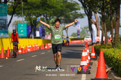 Race photo from BAF LIONS RUN 2024