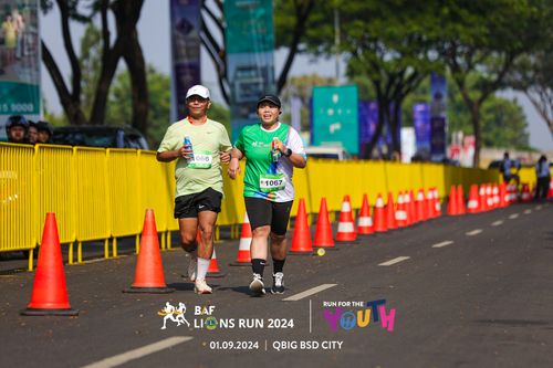 Race photo from BAF LIONS RUN 2024