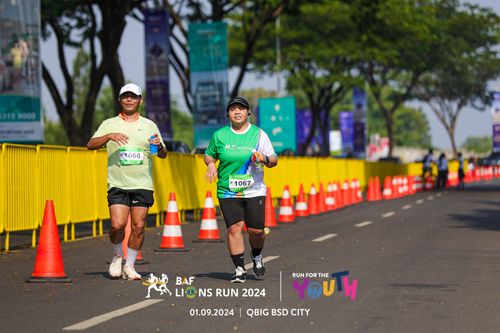 Race photo from BAF LIONS RUN 2024