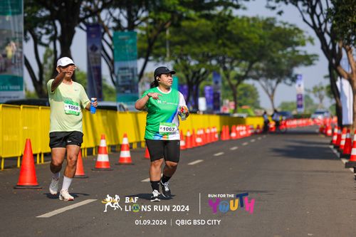 Race photo from BAF LIONS RUN 2024