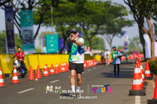 Race photo from BAF LIONS RUN 2024