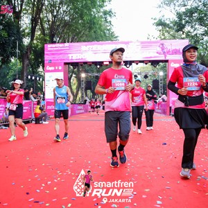 Race photo from SMARTFREN RUN 2026