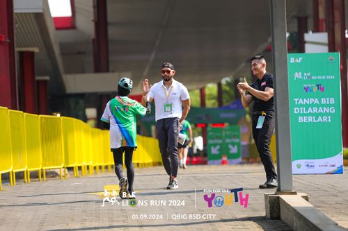 Race photo from BAF LIONS RUN 2024