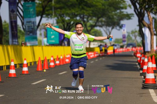 Race photo from BAF LIONS RUN 2024