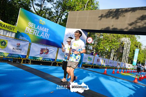 Race photo from Taman Budaya x BOGORUN 2025