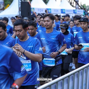 Race photo from BOGORUN 2026