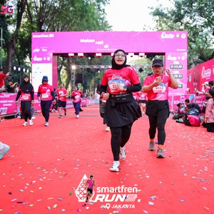 Race photo from SMARTFREN RUN 2026