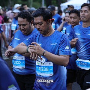 Race photo from BOGORUN 2026