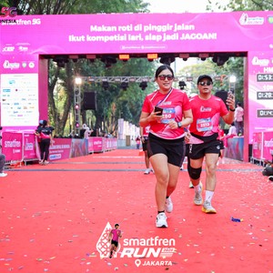 Race photo from SMARTFREN RUN 2026