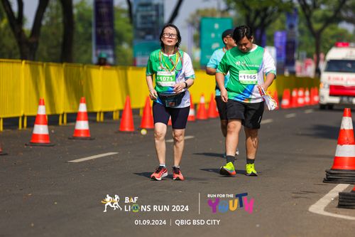 Race photo from BAF LIONS RUN 2024