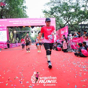 Race photo from SMARTFREN RUN 2026
