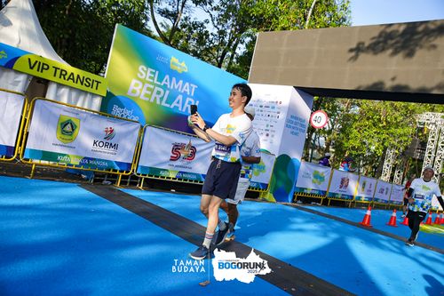 Race photo from Taman Budaya x BOGORUN 2025