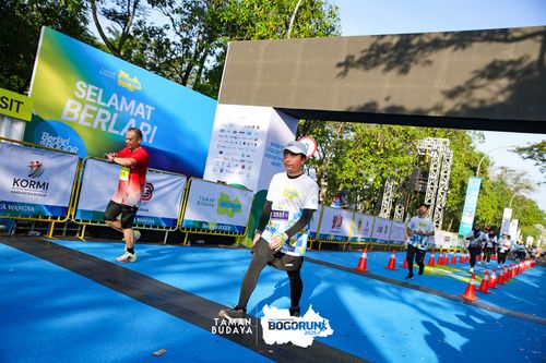 Race photo from Taman Budaya x BOGORUN 2025