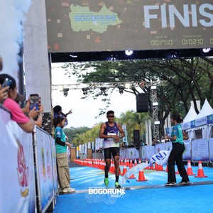 Race photo from BOGORUN 2026