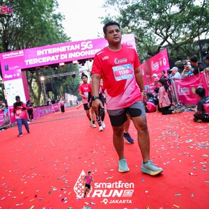 Race photo from SMARTFREN RUN 2026