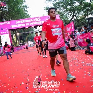 Race photo from SMARTFREN RUN 2026