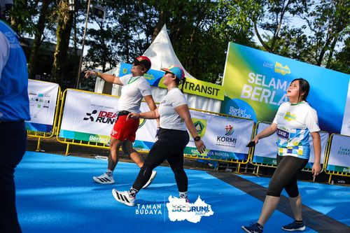 Race photo from Taman Budaya x BOGORUN 2025
