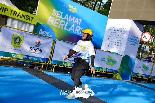 Race photo from Taman Budaya x BOGORUN 2025