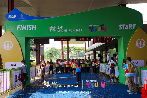 Race photo from BAF LIONS RUN 2024