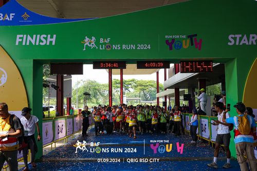 Race photo from BAF LIONS RUN 2024