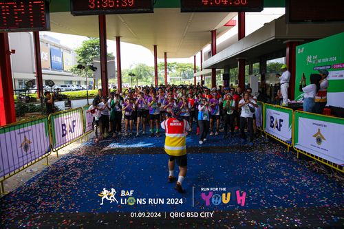 Race photo from BAF LIONS RUN 2024